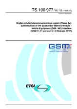 Die Norm ETSI TS 100977-V6.1.0 31.7.1998 Ansicht