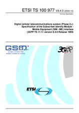 Die Norm ETSI TS 100977-V8.4.0 25.10.2001 Ansicht