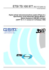 Die Norm ETSI TS 100977-V8.11.0 31.12.2003 Ansicht