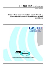 Die Norm ETSI TS 101032-V5.0.0 31.3.1997 Ansicht