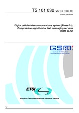 Die Norm ETSI TS 101032-V5.1.0 15.8.1997 Ansicht