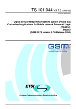 Die Norm ETSI TS 101044-V5.7.0 30.3.1999 Ansicht