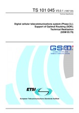 Die Norm ETSI TS 101045-V5.0.1 30.4.1997 Ansicht