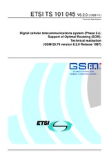 Die Norm ETSI TS 101045-V6.2.0 30.11.1999 Ansicht