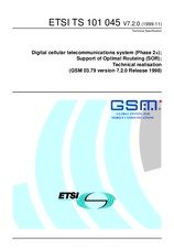 Die Norm ETSI TS 101045-V7.2.0 30.11.1999 Ansicht