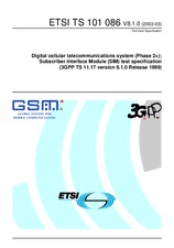 Die Norm ETSI TS 101086-V8.1.0 31.3.2003 Ansicht