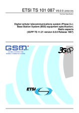 Die Norm ETSI TS 101087-V6.0.0 18.6.2002 Ansicht
