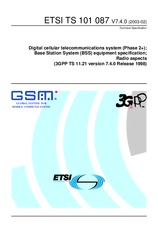 Die Norm ETSI TS 101087-V7.4.0 28.2.2003 Ansicht
