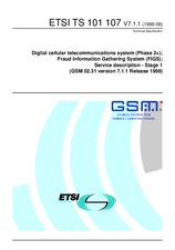 UNGÜLTIG ETSI TS 101107-V5.0.0 31.10.1997 Ansicht
