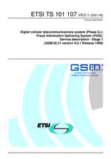 UNGÜLTIG ETSI TS 101107-V8.0.1 1.6.2001 Ansicht