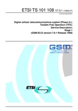 Die Norm ETSI TS 101108-V7.0.1 30.7.1999 Ansicht