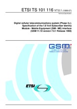 Die Norm ETSI TS 101116-V7.0.1 30.7.1999 Ansicht