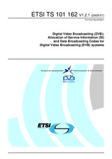 Die Norm ETSI TS 101162-V1.2.1 1.7.2009 Ansicht