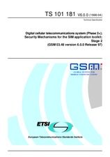 Die Norm ETSI TS 101181-V6.0.0 30.4.1998 Ansicht