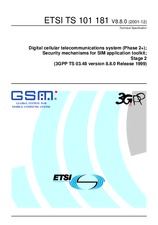 Die Norm ETSI TS 101181-V8.8.0 31.12.2001 Ansicht