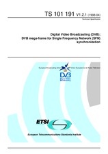 UNGÜLTIG ETSI TS 101191-V1.1.1 30.4.1997 Ansicht