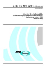UNGÜLTIG ETSI TS 101220-V3.1.0 8.1.2001 Ansicht