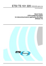 Die Norm ETSI TS 101220-V10.0.0 22.10.2010 Ansicht