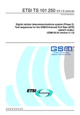Die Norm ETSI TS 101250-V4.1.0 21.8.2000 Ansicht