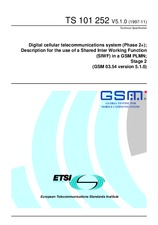 Die Norm ETSI TS 101252-V5.1.0 30.11.1997 Ansicht
