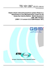 Die Norm ETSI TS 101267-V6.0.0 30.4.1998 Ansicht