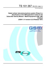 Die Norm ETSI TS 101267-V6.2.0 29.11.1998 Ansicht