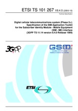 Die Norm ETSI TS 101267-V8.4.0 31.10.2000 Ansicht