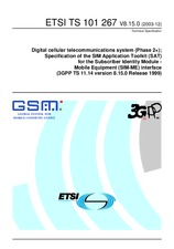 Die Norm ETSI TS 101267-V8.15.0 31.12.2003 Ansicht