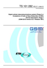 Die Norm ETSI TS 101282-V6.0.1 31.7.1998 Ansicht