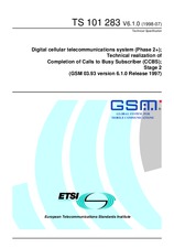 Die Norm ETSI TS 101283-V6.1.0 31.7.1998 Ansicht