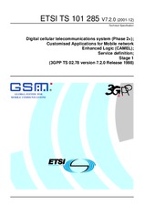 Die Norm ETSI TS 101285-V7.2.0 31.12.2001 Ansicht