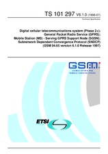 Die Norm ETSI TS 101297-V6.1.0 31.7.1998 Ansicht