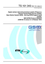 Die Norm ETSI TS 101343-V6.1.0 31.7.1998 Ansicht