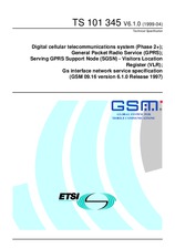 Die Norm ETSI TS 101345-V6.1.0 30.4.1999 Ansicht