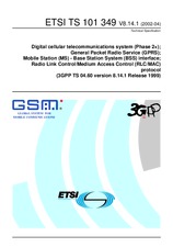 Die Norm ETSI TS 101349-V8.14.1 18.6.2002 Ansicht