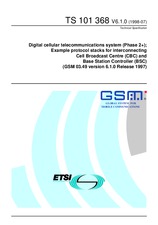 Die Norm ETSI TS 101368-V6.1.0 31.7.1998 Ansicht