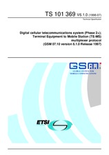 Die Norm ETSI TS 101369-V6.1.0 31.7.1998 Ansicht