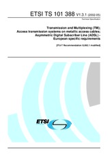 Die Norm ETSI TS 101388-V1.3.1 3.5.2002 Ansicht