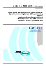 Die Norm ETSI TS 101392-V7.0.0 13.8.1999 Ansicht
