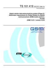 Die Norm ETSI TS 101419-V4.0.0 30.10.1998 Ansicht