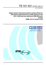 Die Norm ETSI TS 101431-V4.0.0 30.10.1998 Ansicht