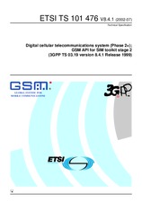 UNGÜLTIG ETSI TS 101476-V8.4.0 30.6.2002 Ansicht