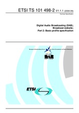 Die Norm ETSI TS 101498-2-V1.1.1 5.9.2000 Ansicht