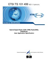 Die Norm ETSI TS 101499-V3.1.1 21.1.2015 Ansicht