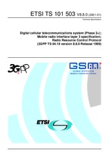 Die Norm ETSI TS 101503-V8.8.0 31.1.2001 Ansicht