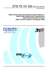 Die Norm ETSI TS 101503-V8.13.0 26.2.2002 Ansicht