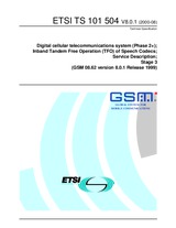 Die Norm ETSI TS 101504-V8.0.1 8.8.2000 Ansicht