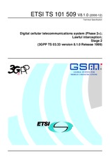 Die Norm ETSI TS 101509-V8.1.0 31.12.2000 Ansicht
