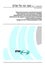 Die Norm ETSI TS 101520-V1.1.1 28.9.2000 Ansicht