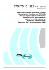 Die Norm ETSI TS 101522-V1.1.1 11.9.2000 Ansicht